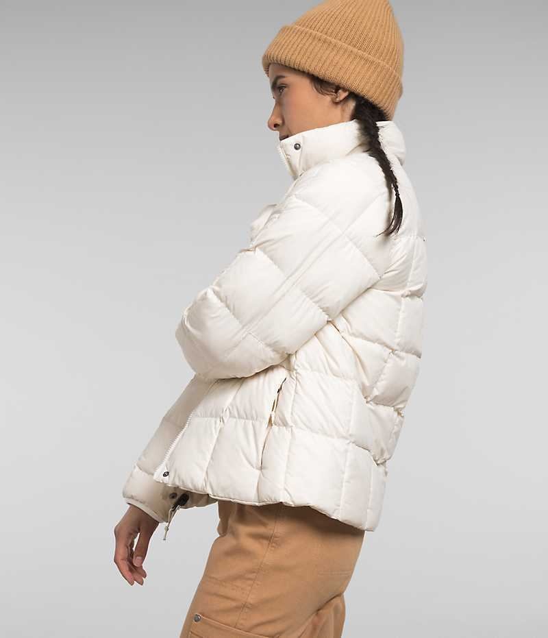 Doudoune The North Face Lhotse Reversible Femme Blanche | PARIS JYGEV