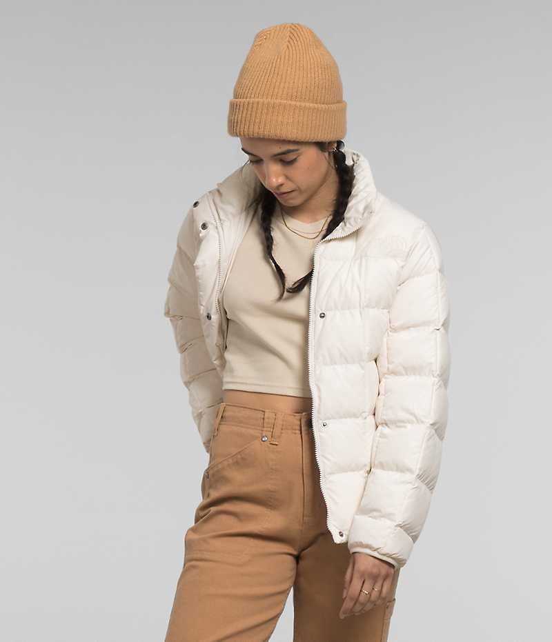 Doudoune The North Face Lhotse Reversible Femme Blanche | PARIS JYGEV