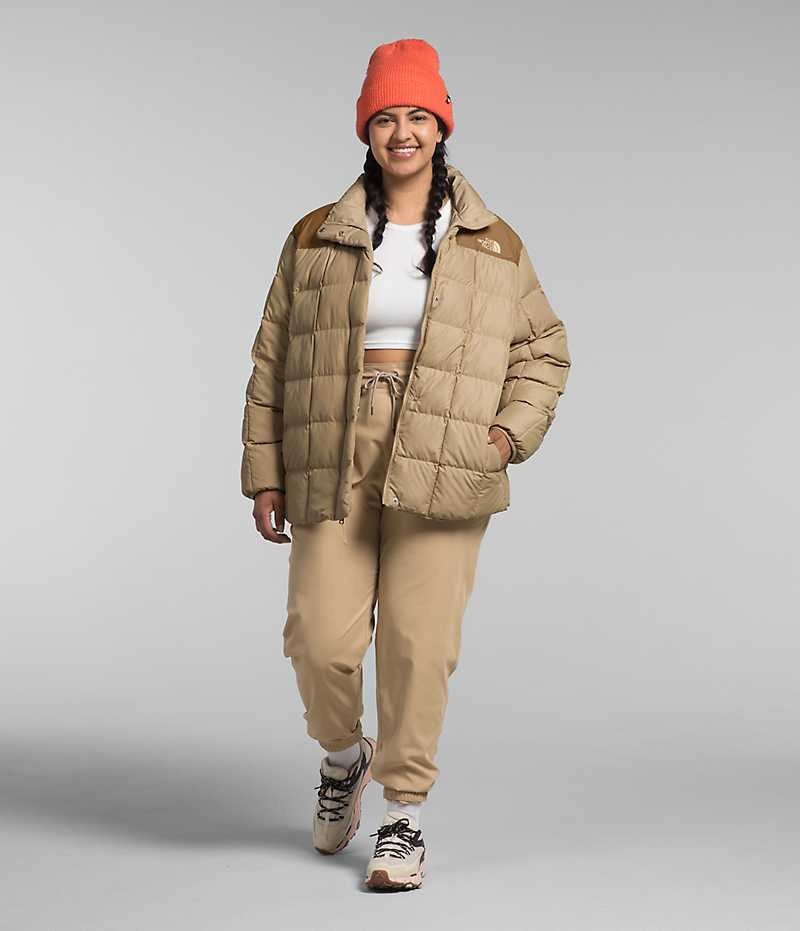 Doudoune The North Face Plus Lhotse Reversible Femme Kaki | FR STLUF