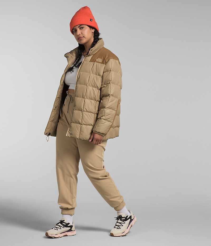 Doudoune The North Face Plus Lhotse Reversible Femme Kaki | FR STLUF