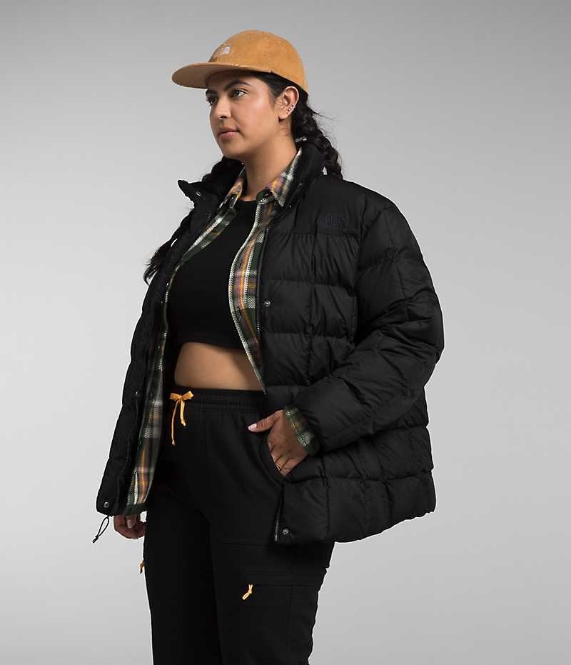 Doudoune The North Face Plus Lhotse Reversible Femme Noir | PARIS EXZUC