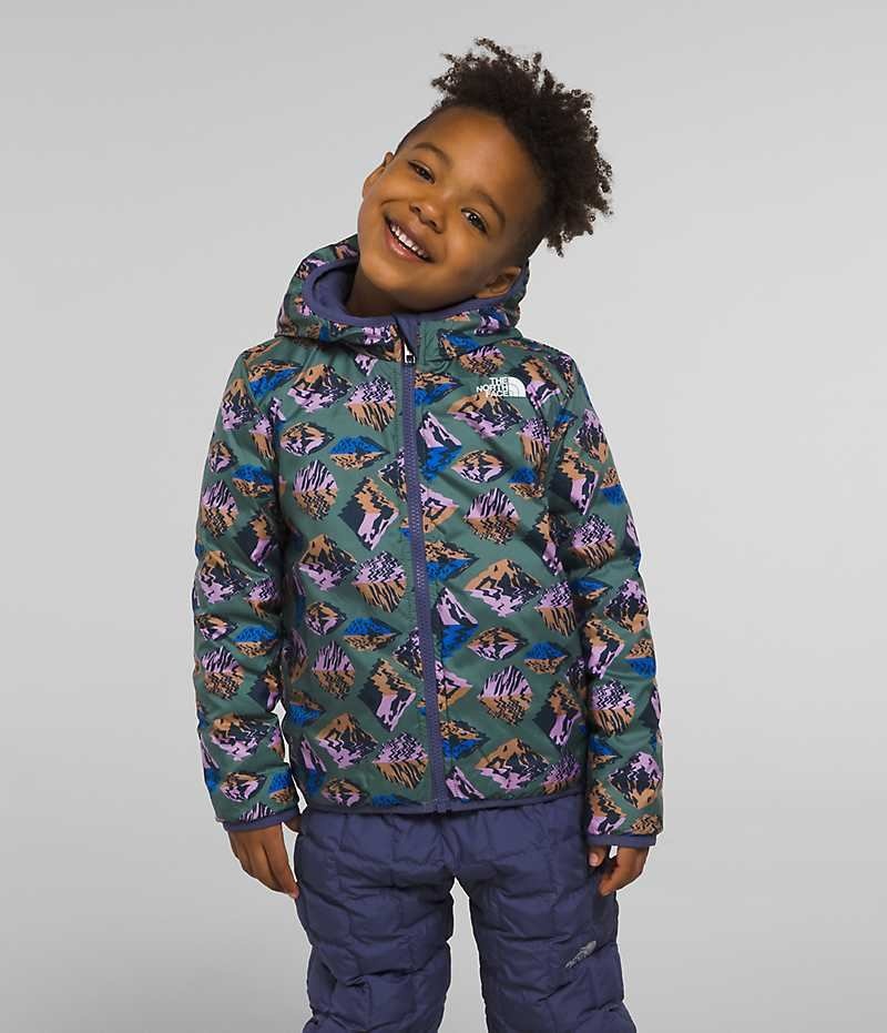 Doudoune The North Face Reversible ThermoBall™ Encapuchonné Garcon Bleu | PARIS QEXTZ
