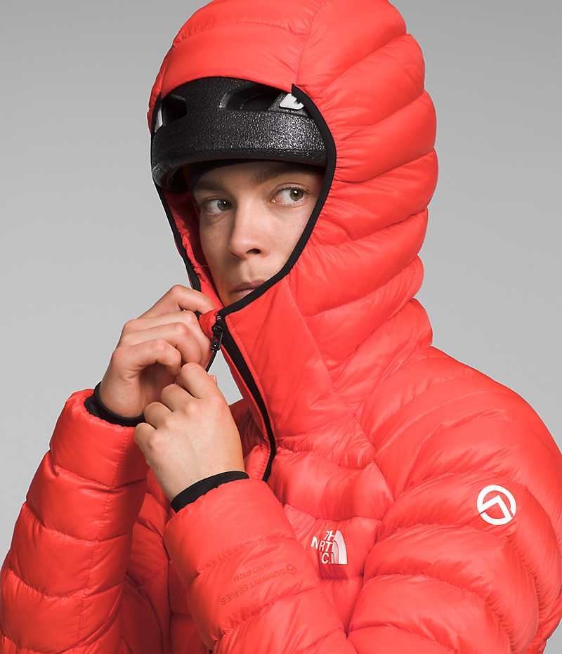 Doudoune The North Face Summit Series Breithorn Hoodie Femme Orange | FR NGJDO