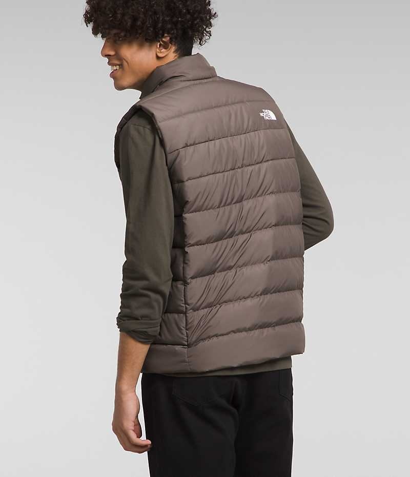 Gilet en Duvet The North Face Aconcagua 3 Homme Marron | FRANCE NWRIC