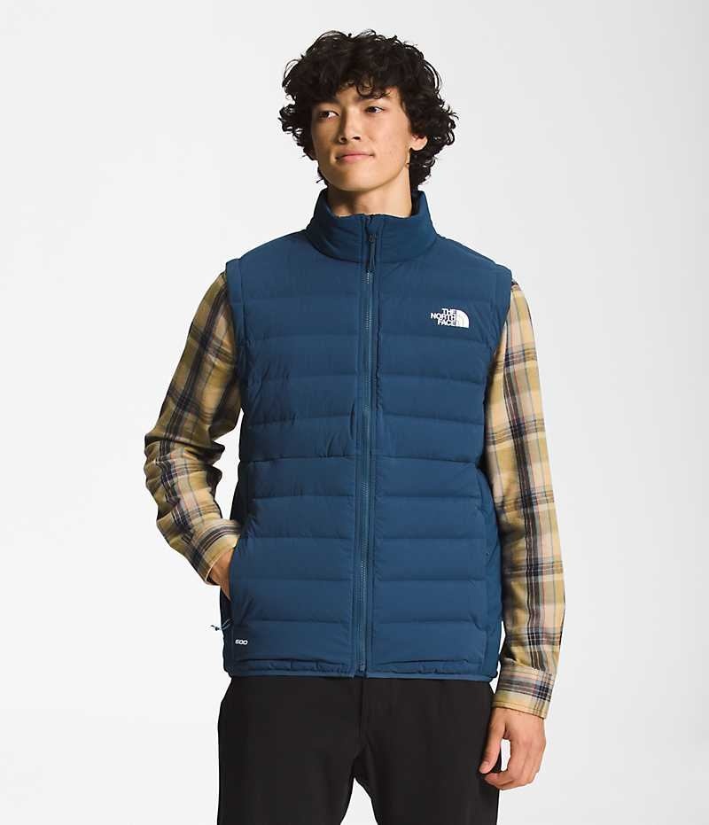 Gilet en Duvet The North Face Belleview Stretch Homme Bleu | FRANCE RSWJC