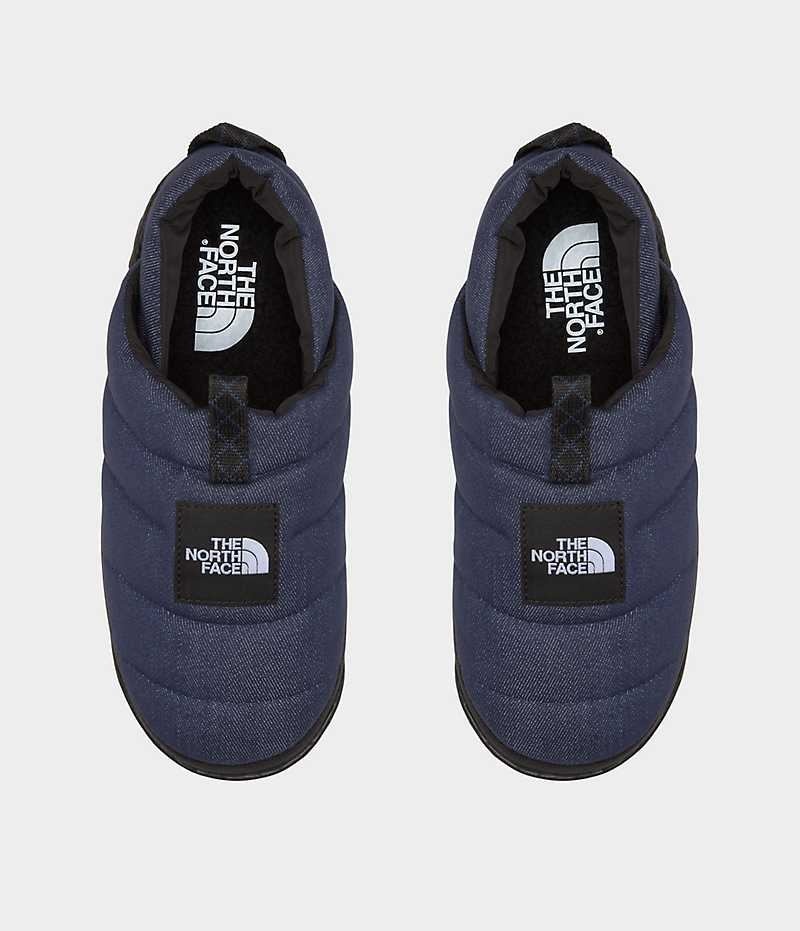 Mules The North Face Nuptse Denim Femme Bleu | FR JPNZS