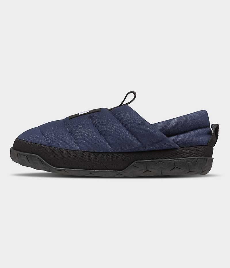 Mules The North Face Nuptse Denim Femme Bleu | FR JPNZS