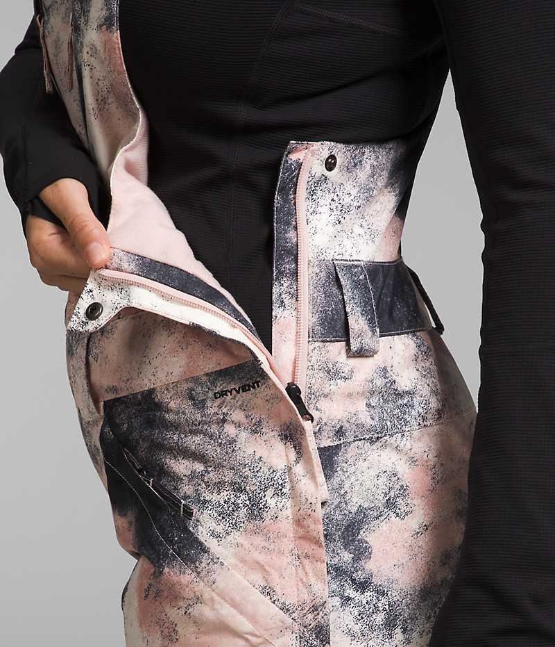 Pantalon Bib The North Face Freedom Insulated Femme Rose | FRANCE PDZQN