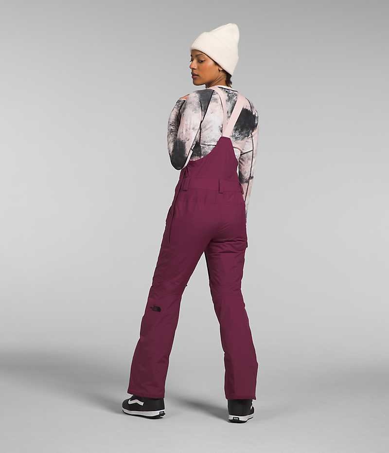 Pantalon Bib The North Face Freedom Insulated Femme Bordeaux | PARIS FNUJM