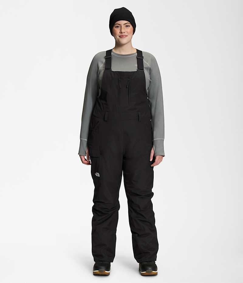 Pantalon Bib The North Face Plus Freedom Femme Noir | FRANCE MOWBT