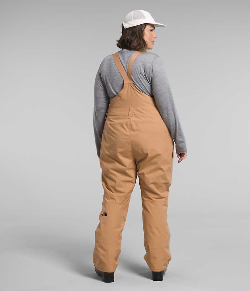 Pantalon Bib The North Face Plus Freedom Femme Kaki | PARIS CRWUB