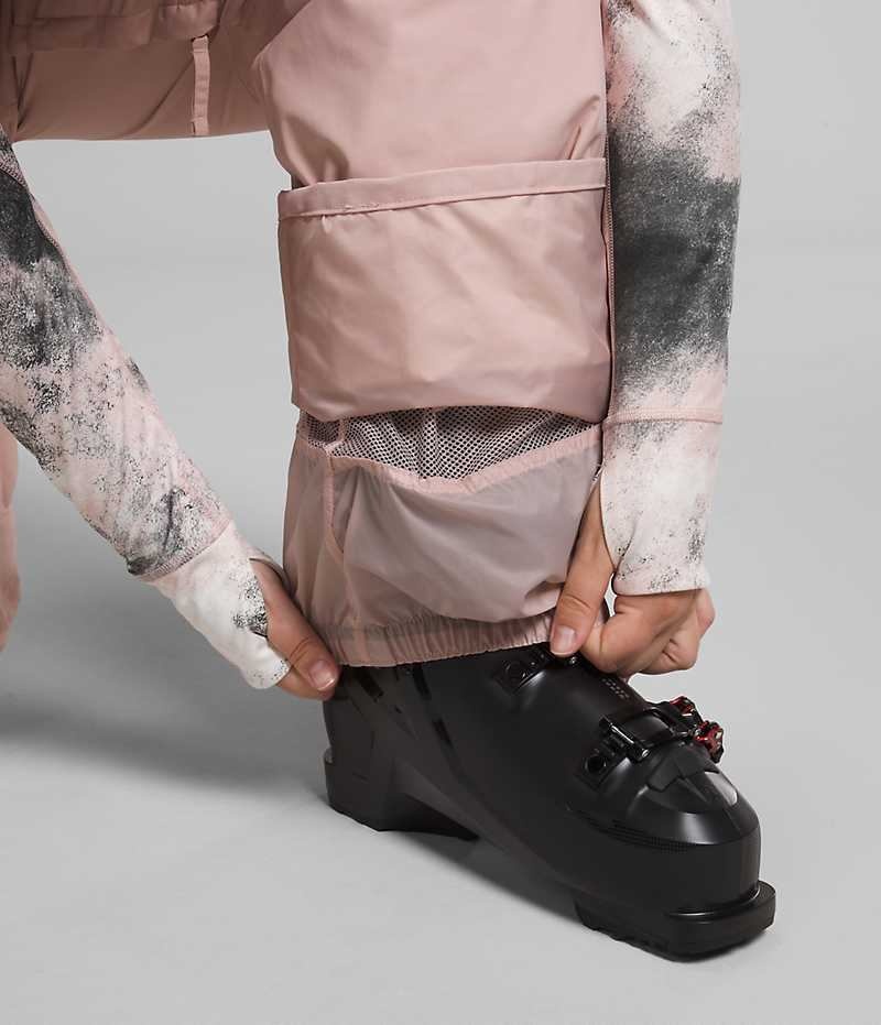 Pantalon Bib The North Face Plus Freedom Femme Rose | FR LFIHG