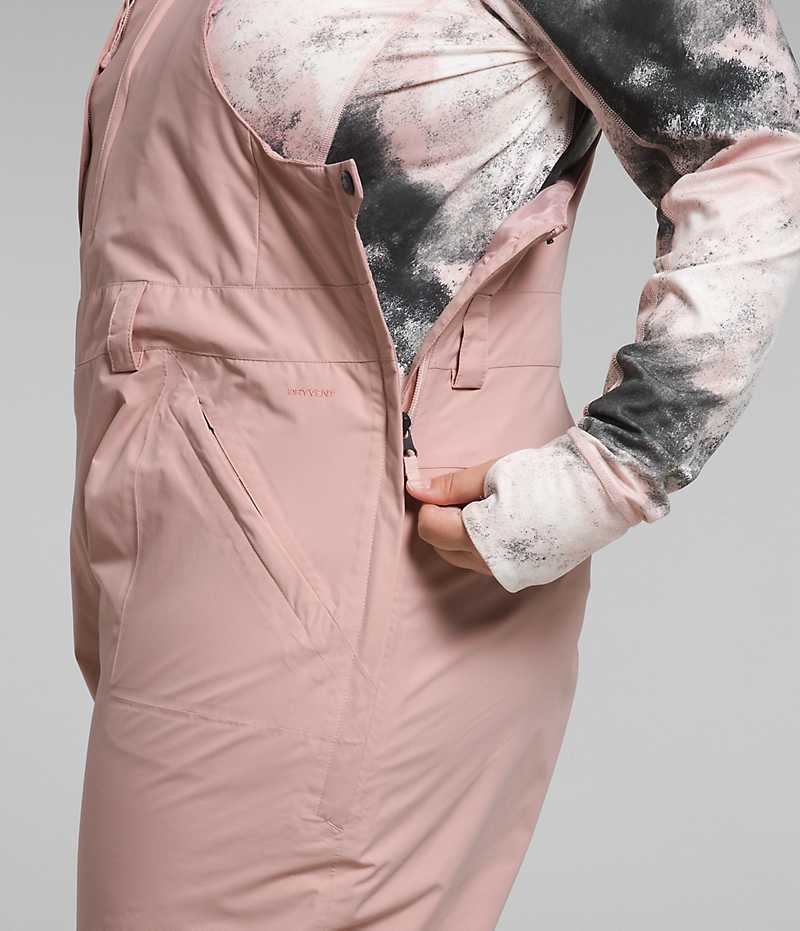 Pantalon Bib The North Face Plus Freedom Femme Rose | FR LFIHG