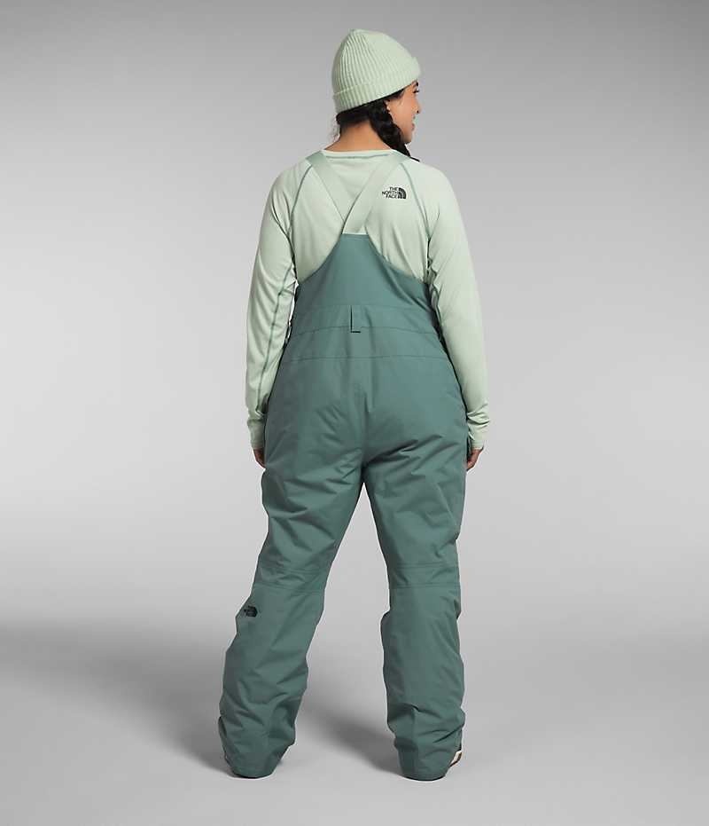 Pantalon Bib The North Face Plus Freedom Insulated Femme Vert | PARIS EFCKN