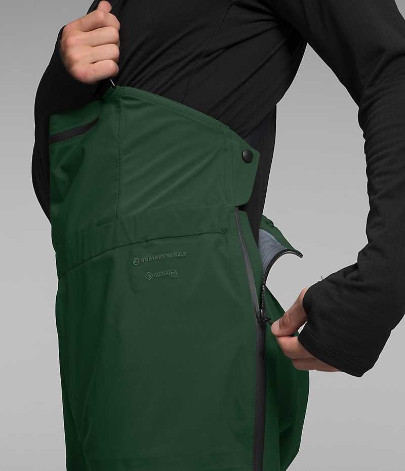 Pantalon Bib The North Face Summit Series Pumori GTX Pro Homme Vert | FR LROJV