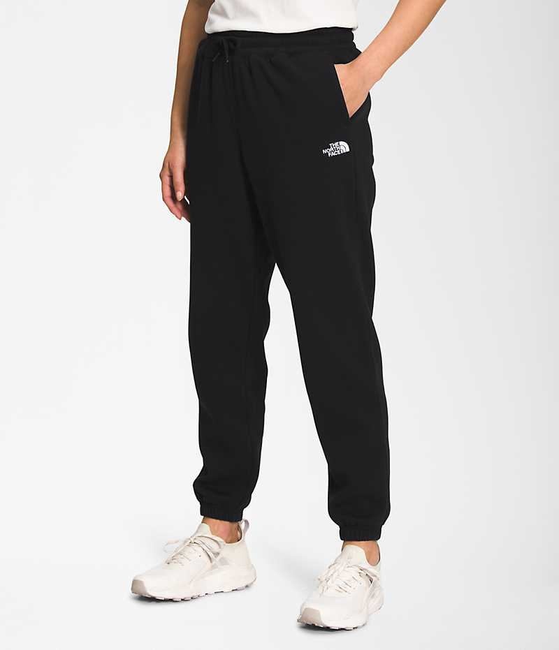 Pantalon En Molleton The North Face Half Dome Femme Noir | FRANCE AKQLV