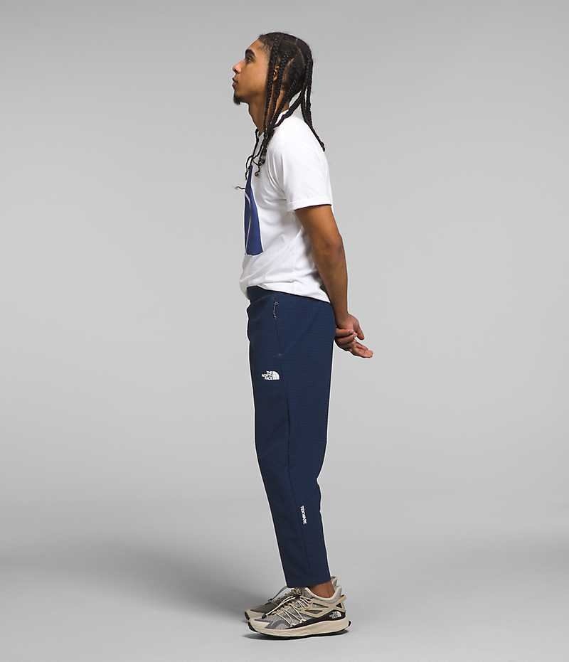 Pantalon En Molleton The North Face Tekware™ Grid Homme Bleu Marine | PARIS SRZVQ