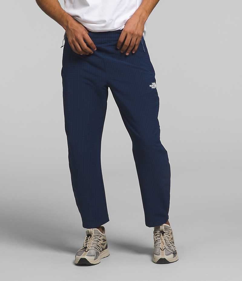 Pantalon En Molleton The North Face Tekware™ Grid Homme Bleu Marine | PARIS SRZVQ