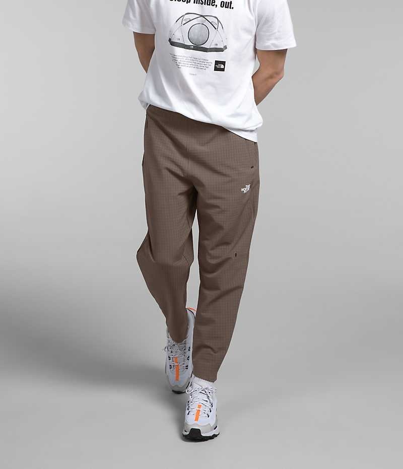 Pantalon En Molleton The North Face Tekware™ Grid Homme Marron | FRANCE HIGAR