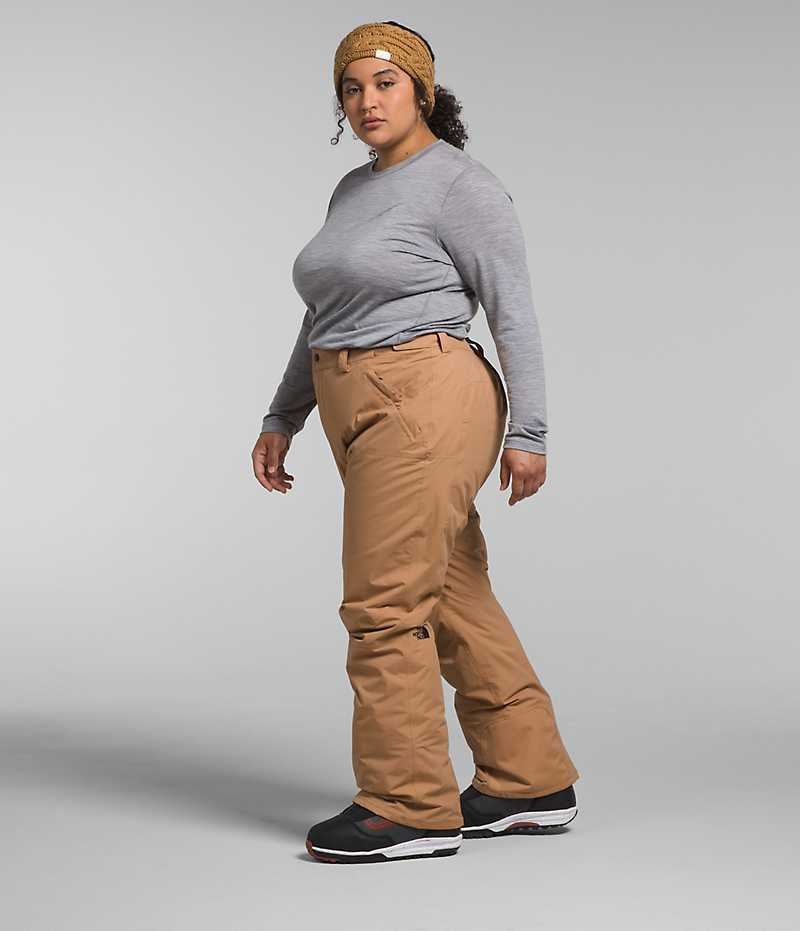 Pantalon Isolé The North Face Plus Freedom Femme Kaki | PARIS EXJHN