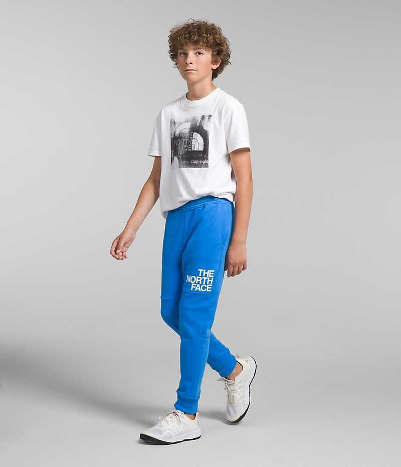 Pantalon Jogging The North Face Camp Fleece Garcon Bleu | PARIS YUESI