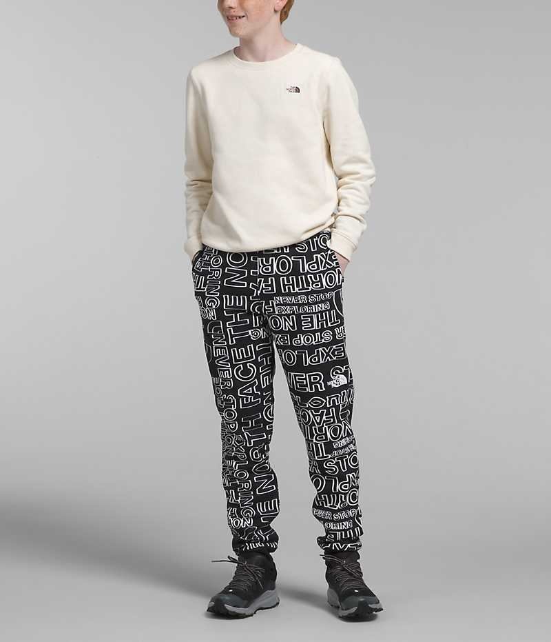 Pantalon Jogging The North Face Camp Fleece Garcon Noir | FR JXLWI