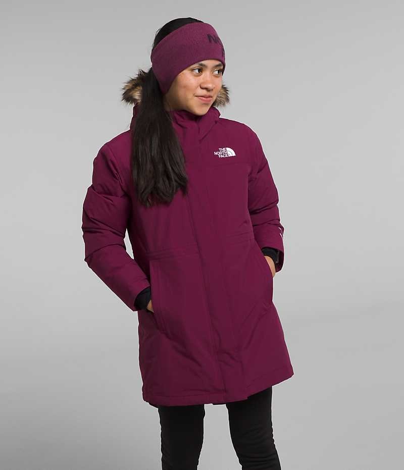 Parka The North Face Arctic Fille Bordeaux | PARIS UYPJE