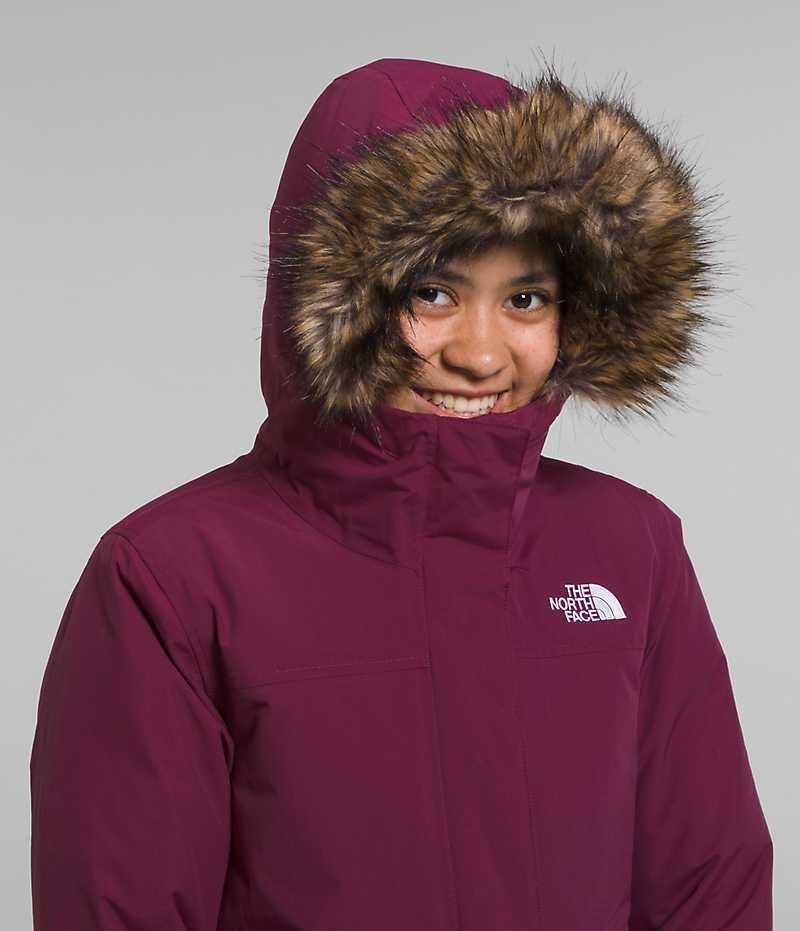 Parka The North Face Arctic Fille Bordeaux | PARIS UYPJE