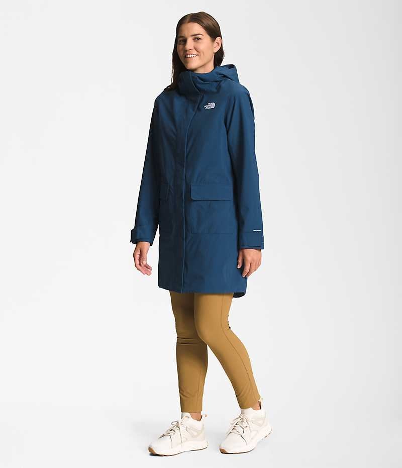Parka The North Face City Breeze Rain II Femme Bleu | FR KVZIE