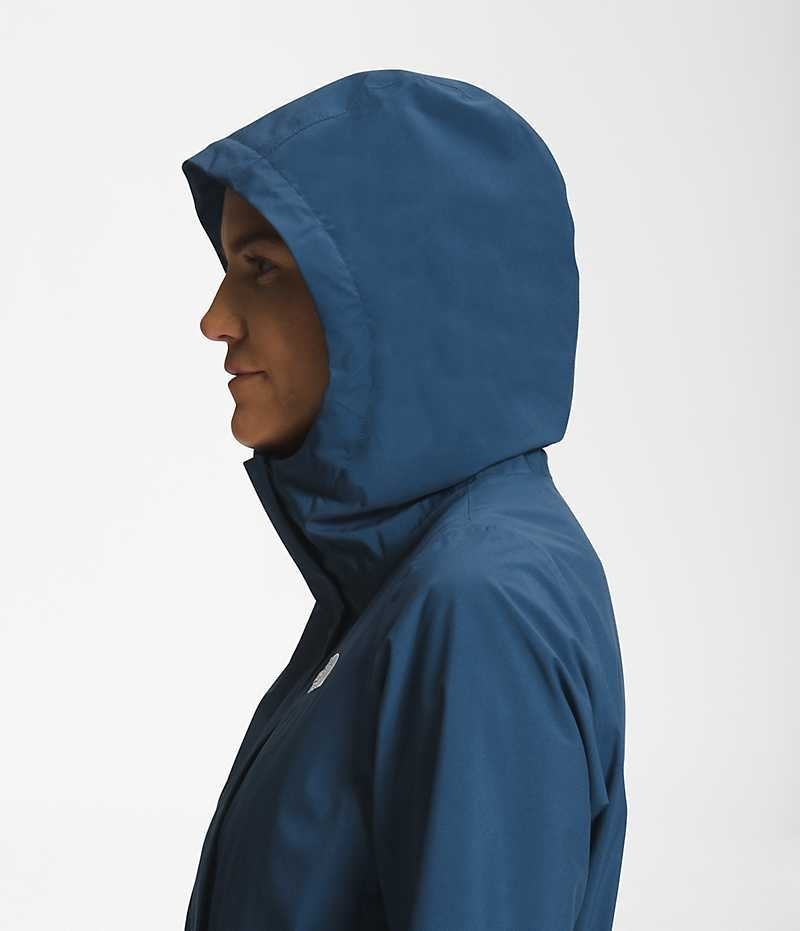 Parka The North Face City Breeze Rain II Femme Bleu | FR KVZIE