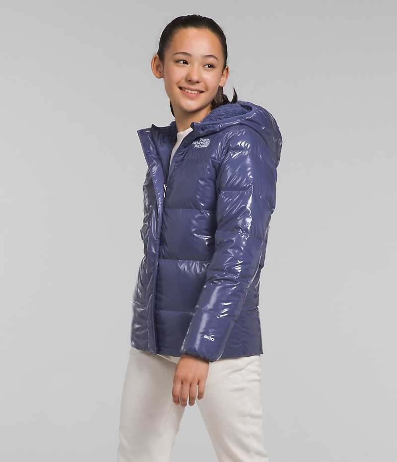 Parka The North Face North Down Fleece-Doublée Fille Bleu | FR AGLMC