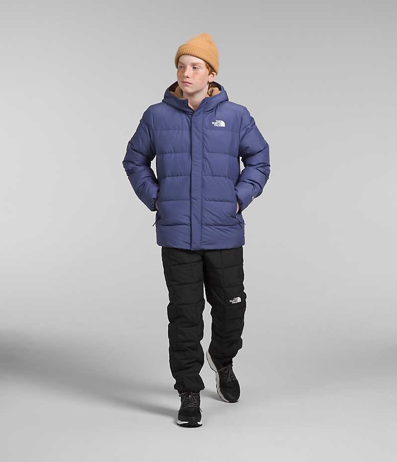 Parka The North Face North Down Fleece-Doublée Garcon Bleu | PARIS LBVNC