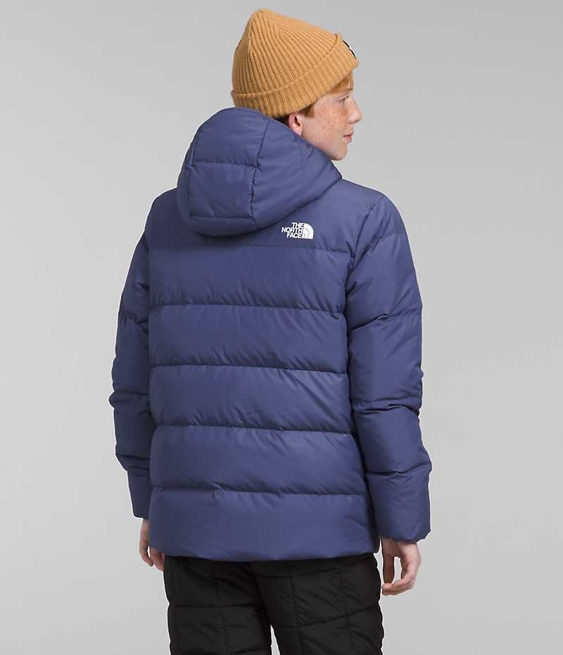 Parka The North Face North Down Fleece-Doublée Garcon Bleu | PARIS LBVNC