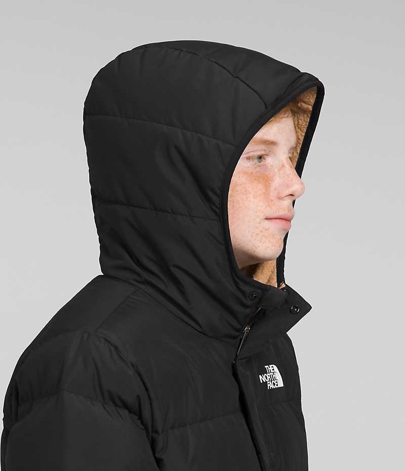 Parka The North Face North Down Fleece-Doublée Garcon Noir | FR PHEZA