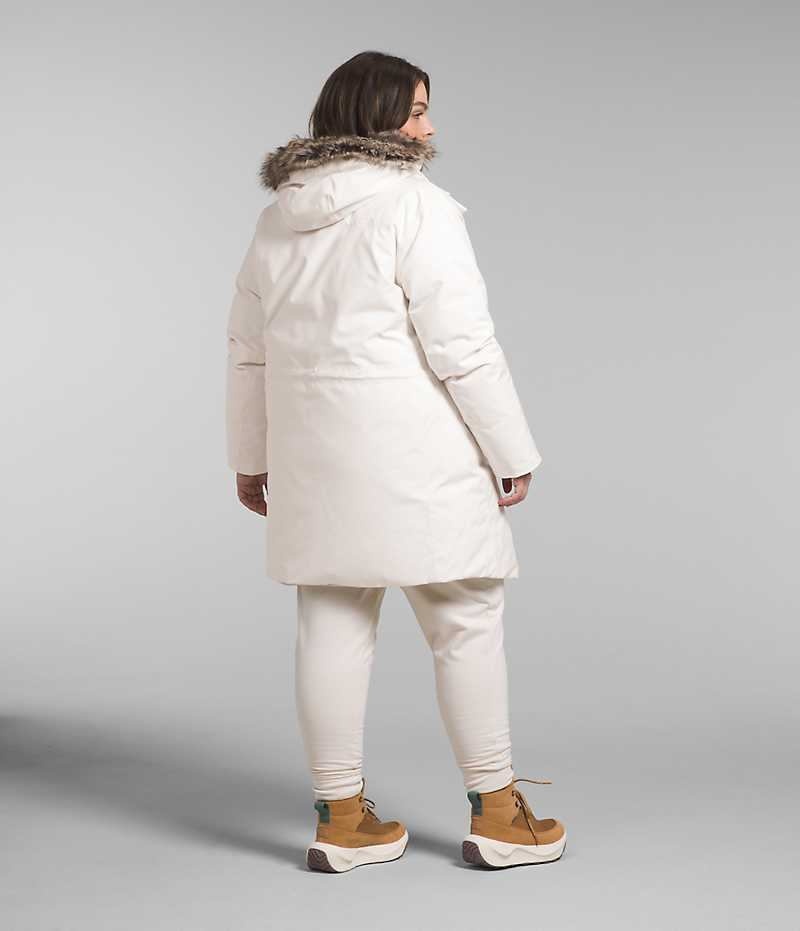Parka The North Face Plus Arctic Femme Blanche | FRANCE FBQLK