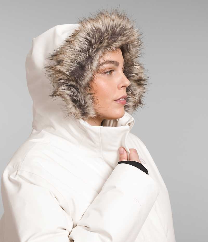 Parka The North Face Plus Arctic Femme Blanche | FRANCE FBQLK