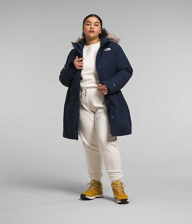 Parka The North Face Plus Arctic Femme Bleu Marine | PARIS LPWYC