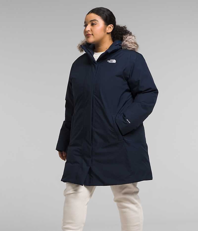 Parka The North Face Plus Arctic Femme Bleu Marine | PARIS LPWYC