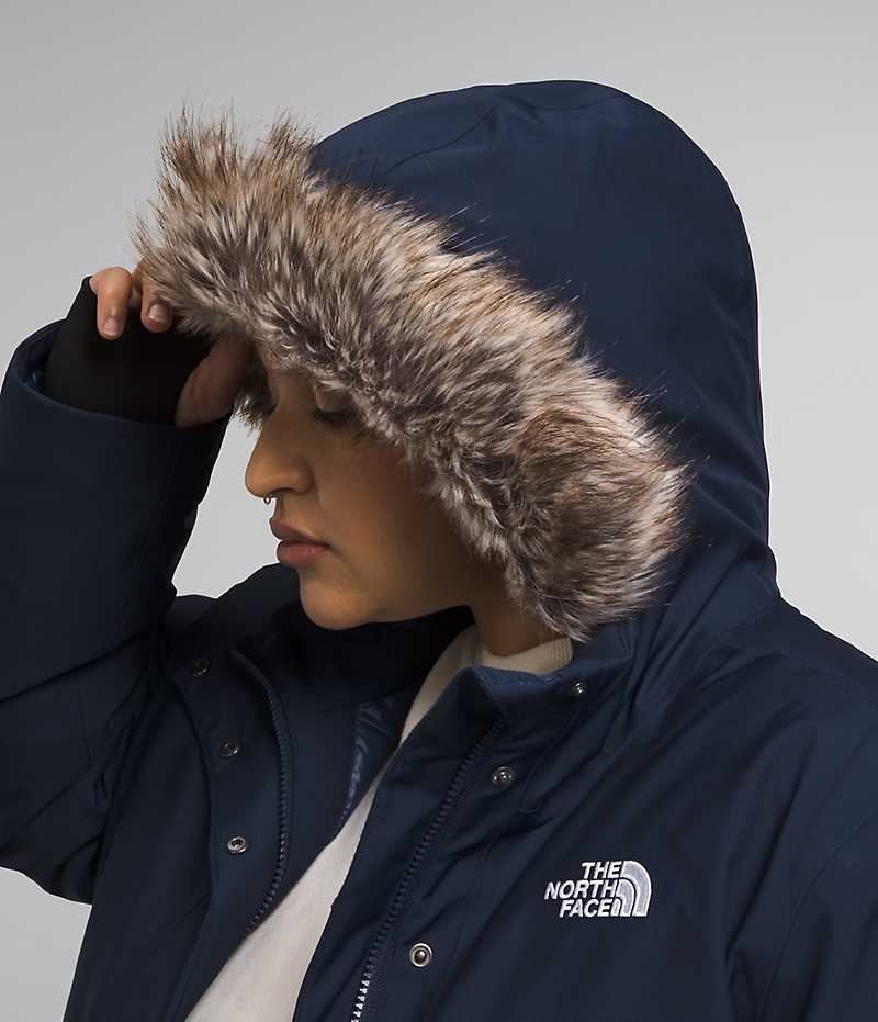 Parka The North Face Plus Arctic Femme Bleu Marine | PARIS LPWYC