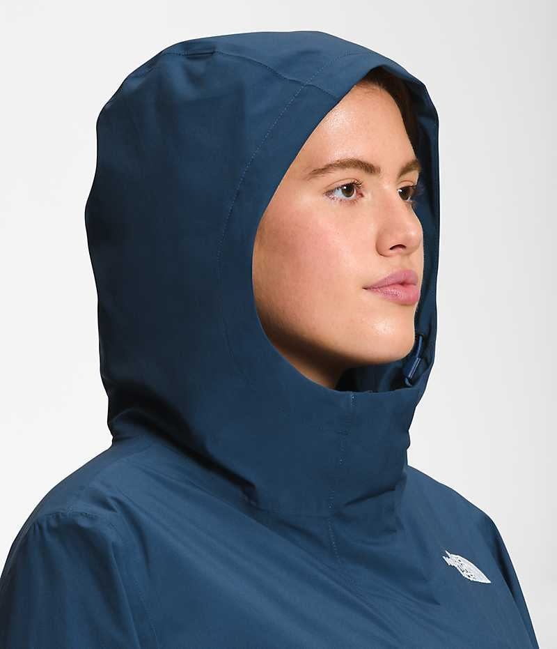 Parka The North Face Plus City Breeze Rain II Femme Bleu | PARIS LXIGE