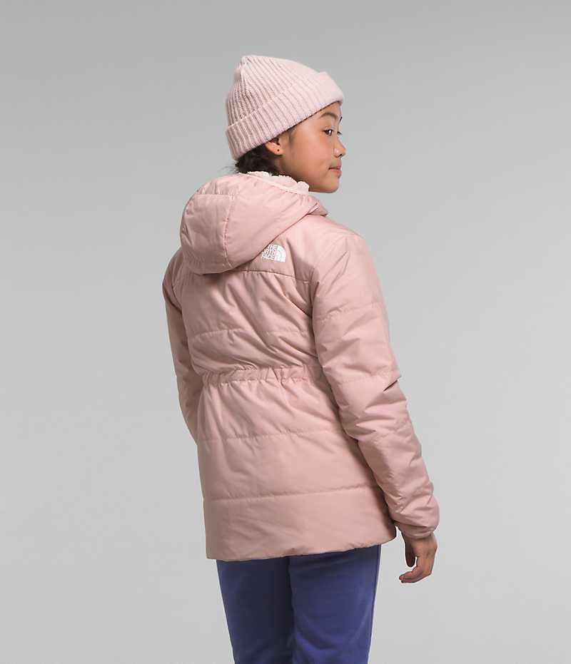Parka The North Face Reversible Mossbud Fille Rose | FRANCE UGPBW