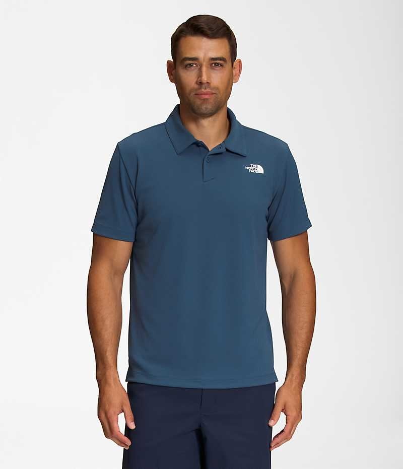 Polo The North Face Wander Homme Bleu | FRANCE XMFLY