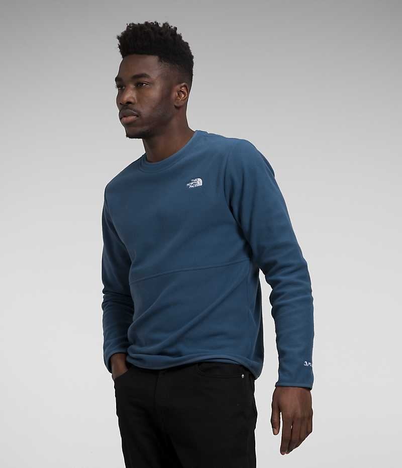 Pulls De Golf The North Face Alpine Polartec® 100 Crew Homme Bleu | FR VZGTR