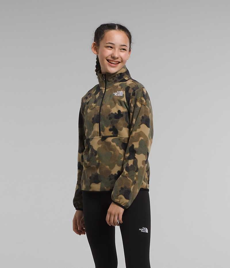 Pulls De Golf The North Face Glacier ¼-Zip Fille Camouflage | FRANCE ZFLHA