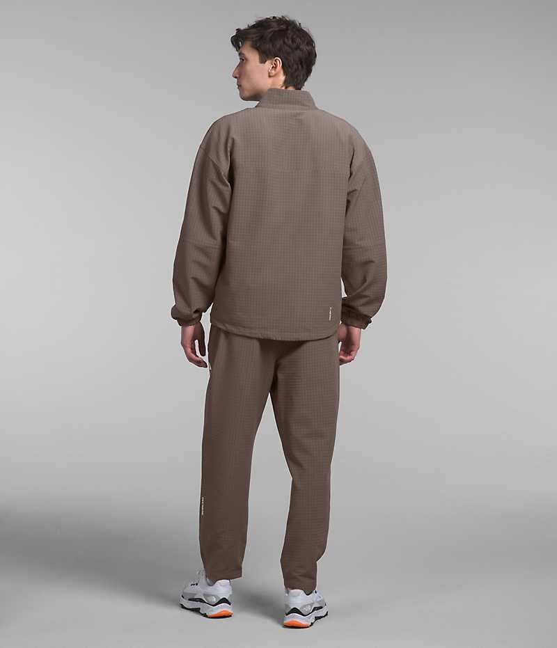 Pulls De Golf The North Face Tekware™ Grid ¼-Zip Homme Marron | FRANCE ZONPM