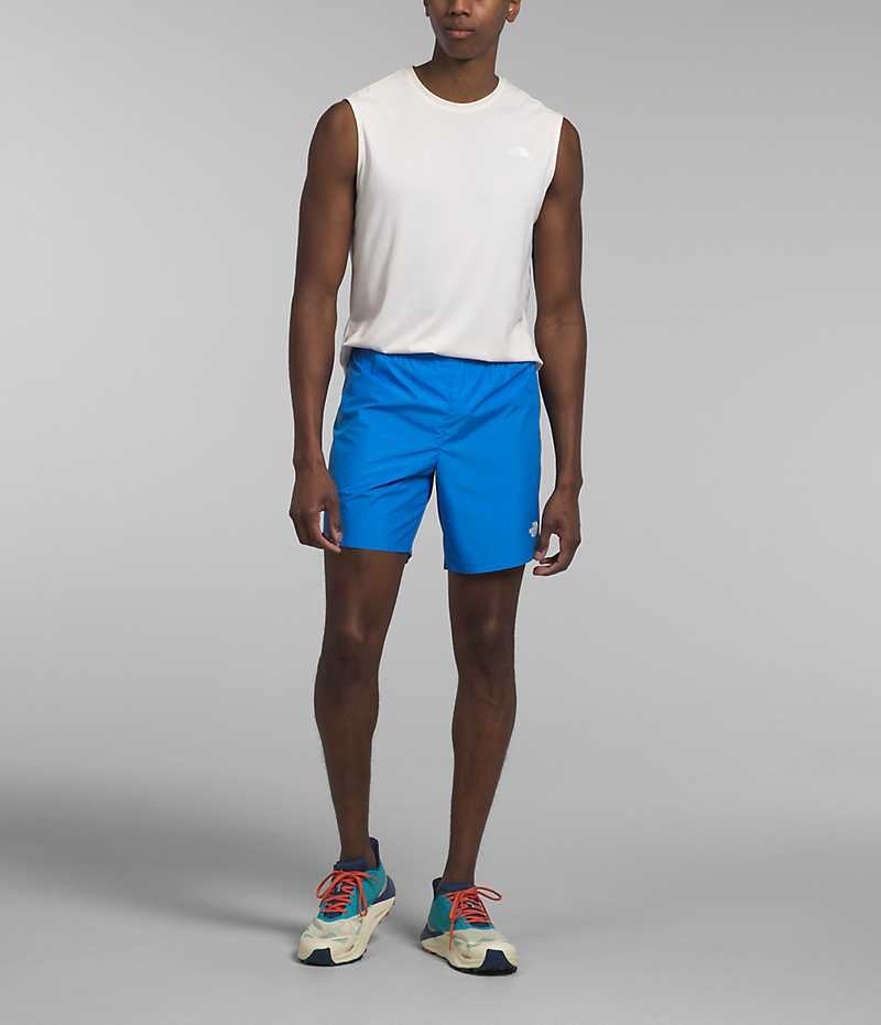 Short The North Face Limitless Run Homme Bleu | FRANCE NUGZV