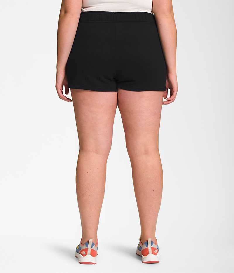 Short The North Face Plus Half Dome Fleece Femme Noir | FRANCE SVUIK