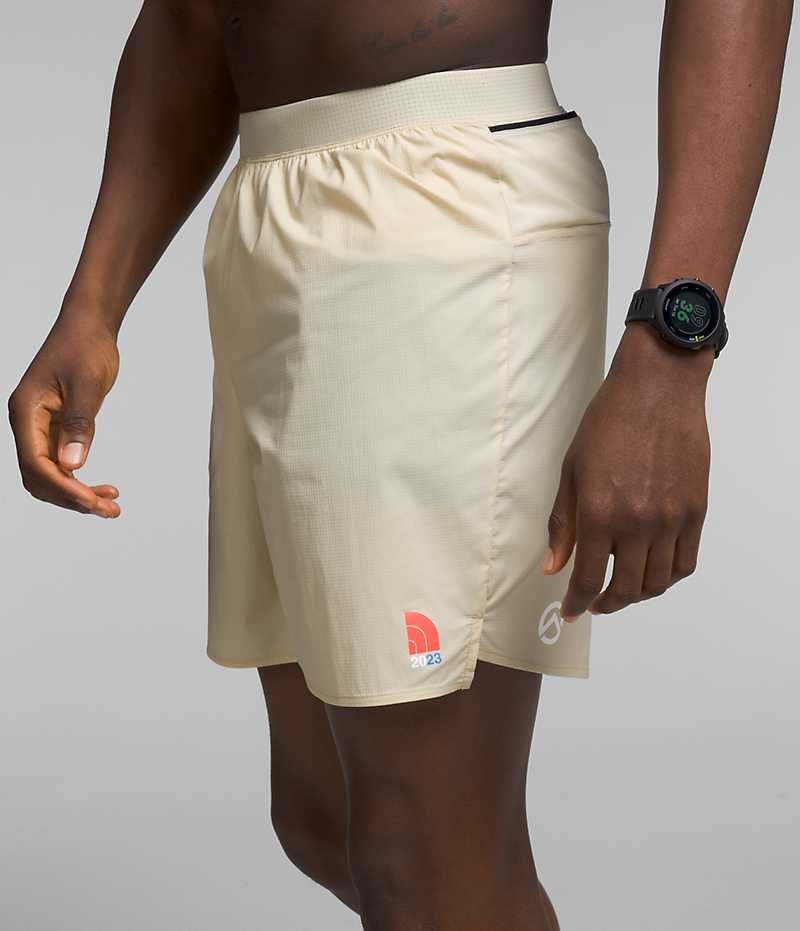 Short The North Face Summit Series Pacesetter Run Brief Homme Blanche | FR FCANV