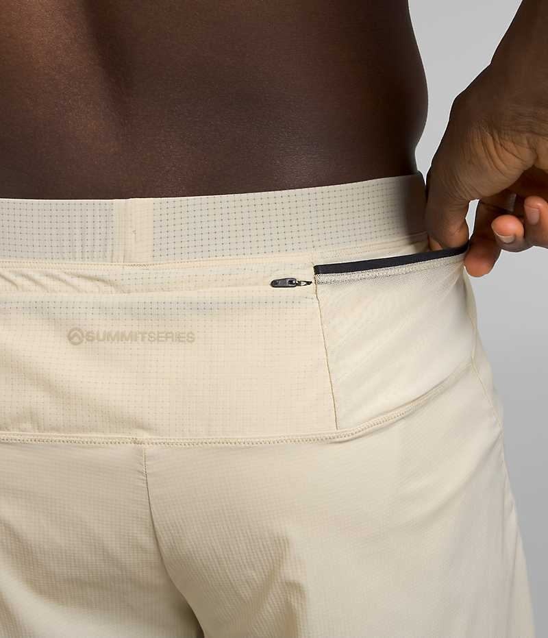 Short The North Face Summit Series Pacesetter Run Brief Homme Blanche | FR FCANV