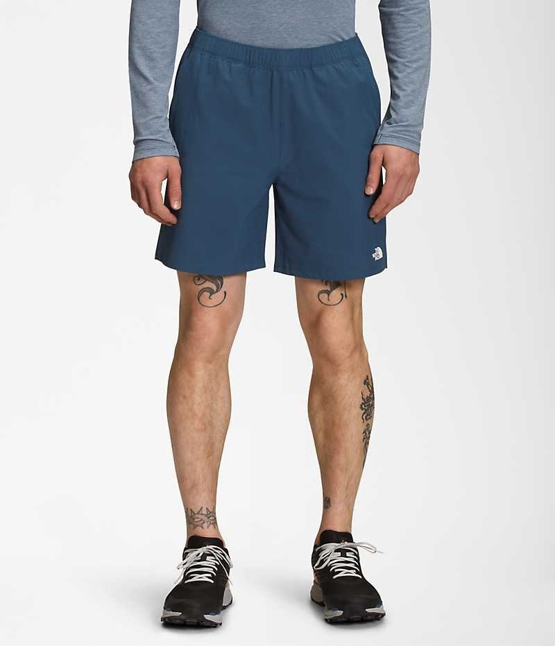 Short The North Face Wander Homme Bleu | PARIS RYUOZ